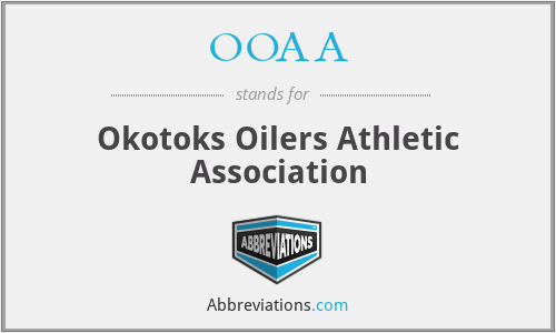 What is the abbreviation for okotoks oilers athletic association?